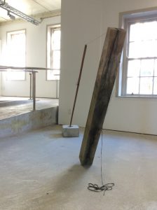 surrender. concrete, stake, post, sail, 2015