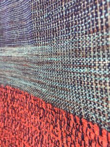 Sam & Robyn (discarded paint rag and construction netting) detail