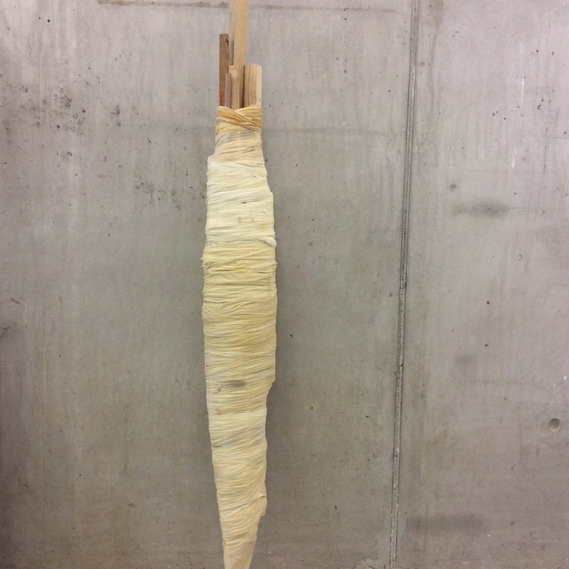 cosset. latex, found wood, 2015