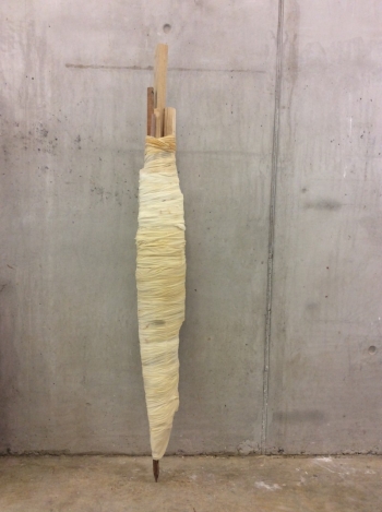 cossett. found wood, recycled latex, 2015