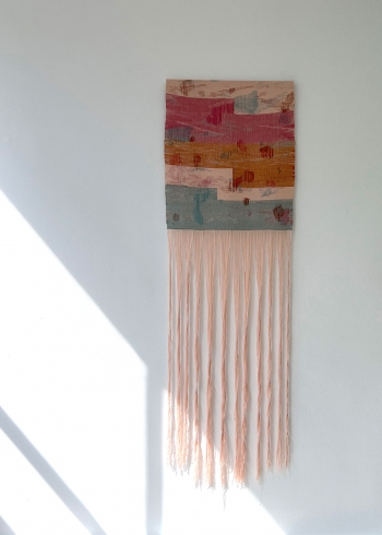 mumuration, a weaving by Karen Rubado